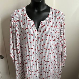 Pinstripe Blouse